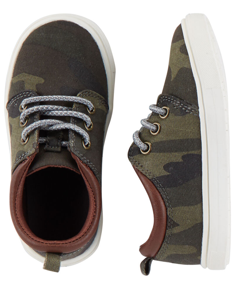 Carters Kids Boys Limeri2 Camo Print Casual Sneaker